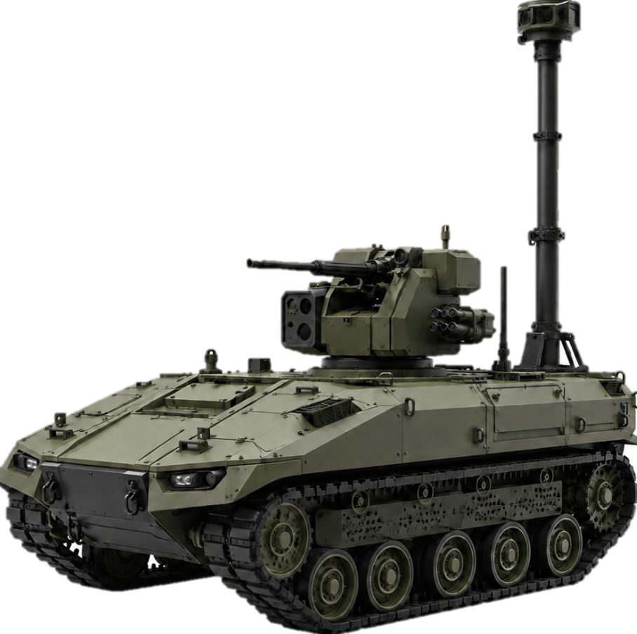 Combat unmanned ground vehicle